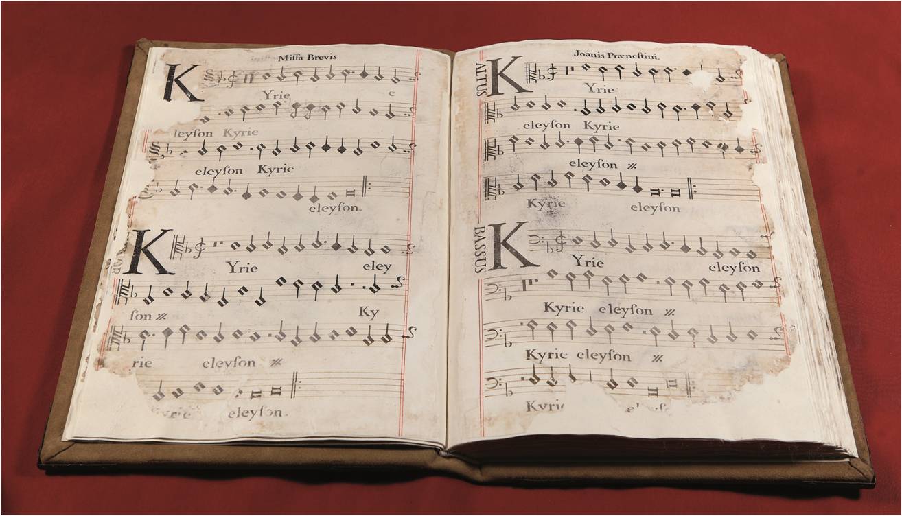 Juan Palestrina Choir book from the Sixteenth Century